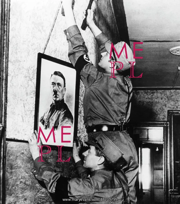 : Hitler portrait in a SA tavern, 1933 : Hitler portrait in a SA tavern, 1933