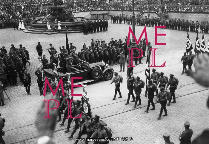 : Hitler at the Ralley of Victory in Nuremberg, 1933 : Hitler at the Ralley of Victory in Nuremberg, 1933