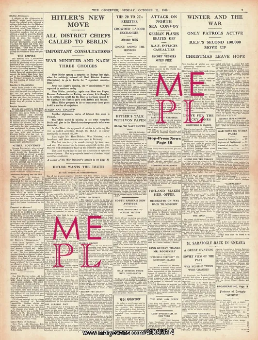 : Hitler summons district leaders : Hitler summons district leaders