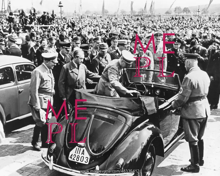 : Hitler with Volkswagen, 1938 : Hitler with Volkswagen, 1938