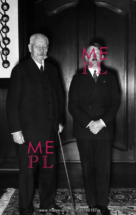 : Hitler with von Hindenburg, 1933 : Hitler with von Hindenburg, 1933