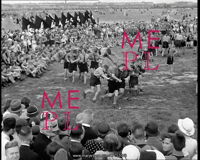 : Hitler Youth Boys Engaging in Sporting Activities : Hitler Youth Boys Engaging in Sporting Activities