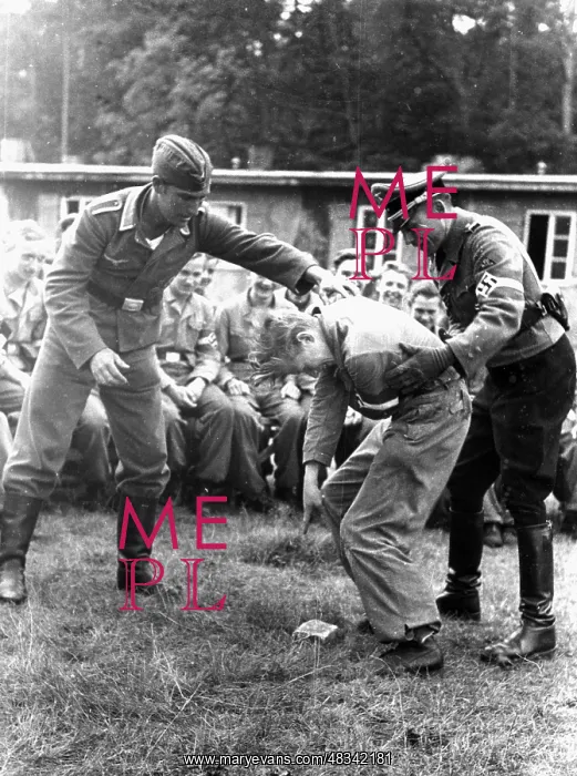 : Hitler Youth members at an excercise, 16.09.1943 : Hitler Youth members at an excercise, 16.09.1943