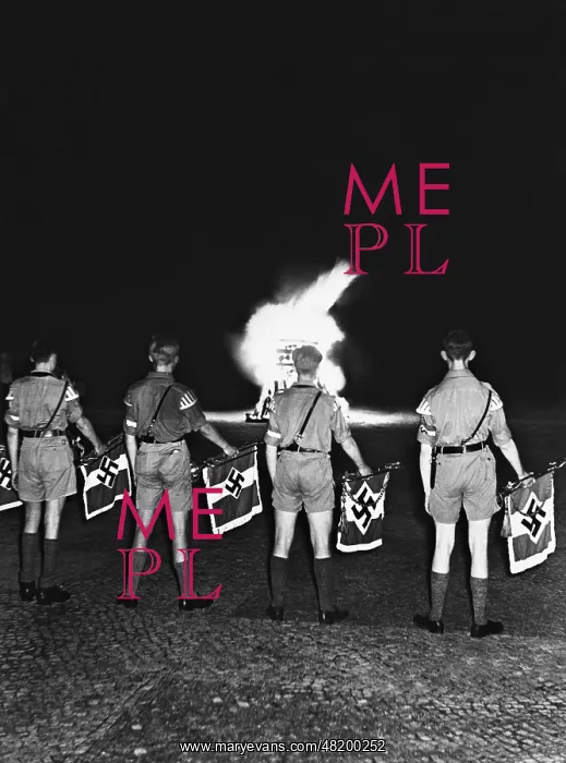 : Hitler Youth at the solstice celebration, 1936 : Hitler Youth at the solstice celebration, 1936
