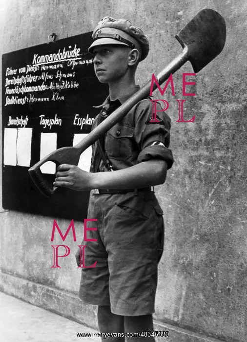 : Hitlerjunge in the Landjahrheim, 1934 : Hitlerjunge in the Landjahrheim, 1934