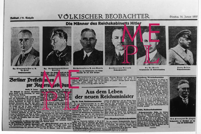 : HITLER'S CABINET : HITLER'S CABINET