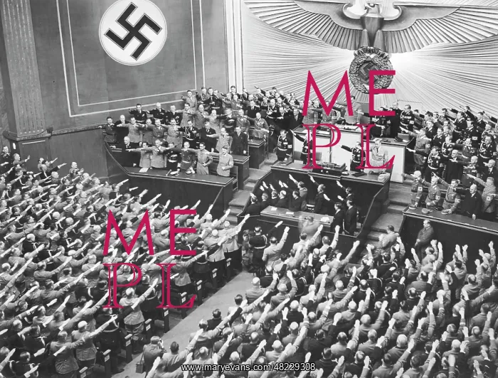 : Hitler's speech before the Reichstag in the Kroll Opera : Hitler's speech before the Reichstag in the Kroll Opera