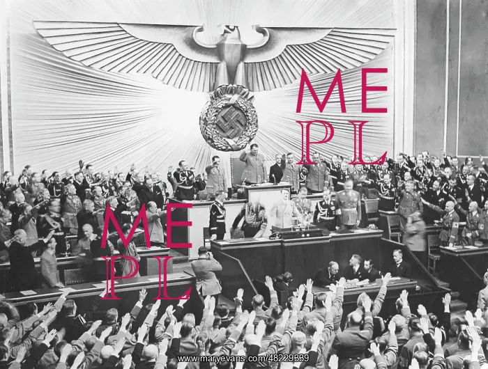 : Hitler's speech before the Reichstag in the Kroll Opera : Hitler's speech before the Reichstag in the Kroll Opera