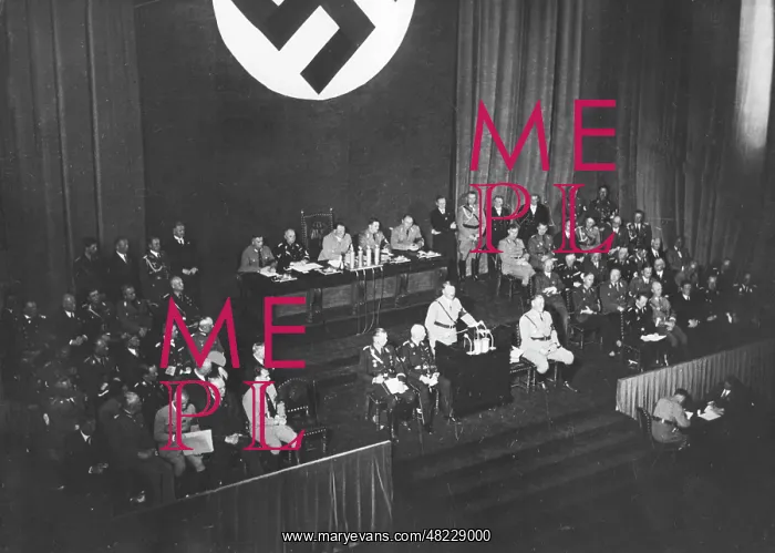 : Hitler's speech before the Reichstag in the Nuremberg : Hitler's speech before the Reichstag in the Nuremberg