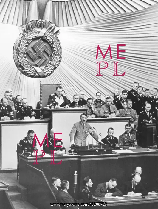 : Hitler's speech at the Reichstag session in : Hitler's speech at the Reichstag session in