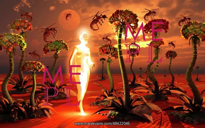 : A hive queen and insectoid drones on an alien world : A hive queen and insectoid drones on an alien world