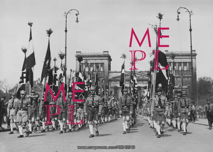 : HJ on the Konigsplatz in Munich, 1934 : HJ on the Konigsplatz in Munich, 1934