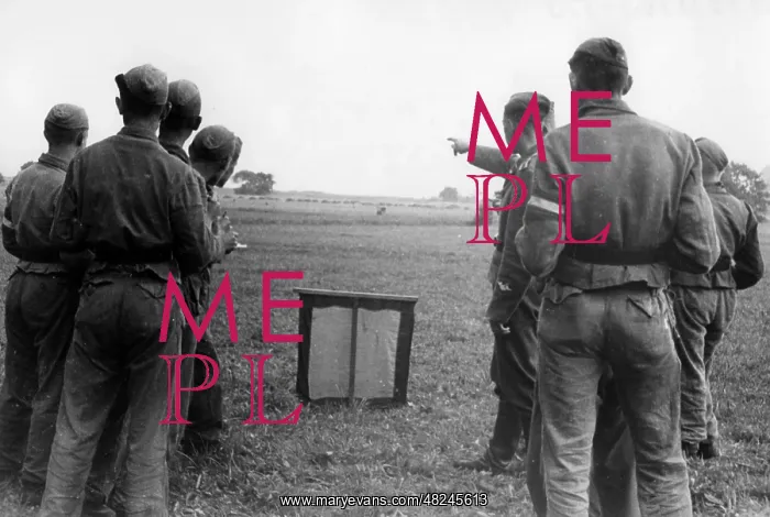 : HJ members during a field exercise, 1943 : HJ members during a field exercise, 1943