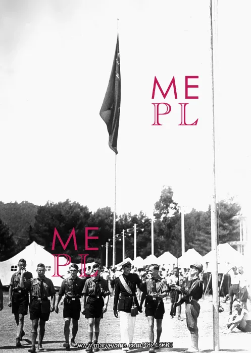 : HJ-members at a training camp in Italy, 1934 : HJ-members at a training camp in Italy, 1934