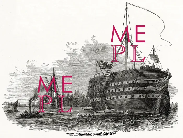 : H.M Dreadnought off Greenwich 1846 : H.M Dreadnought off Greenwich 1846