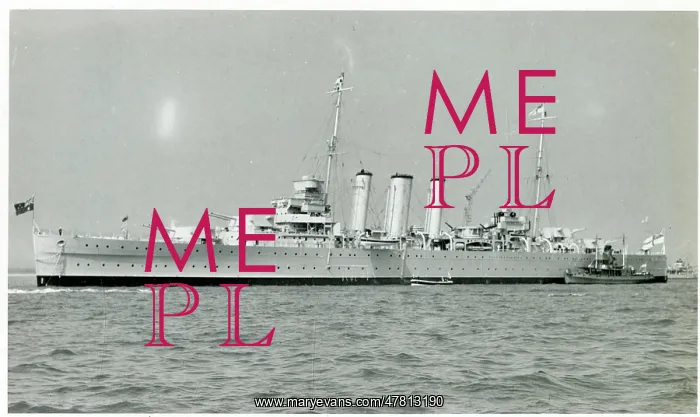  : HMAS Australia Kent Class cruiser D84