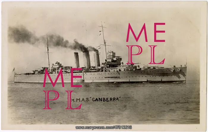  : HMAS Canberra Kent Class cruiser D33