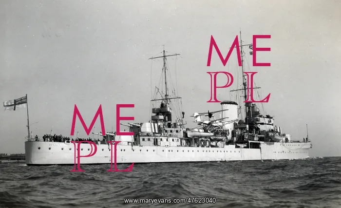 : HMS Achilles, British light cruiser, WW2 : HMS Achilles, British light cruiser, WW2