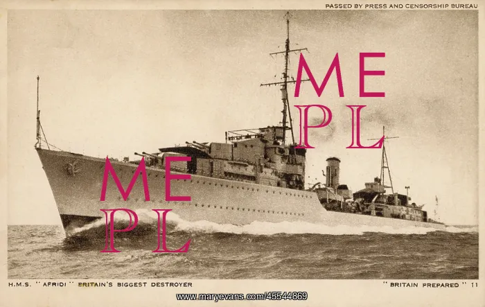 : HMS Afridi - Britain's Biggest Destroyer : HMS Afridi - Britain's Biggest Destroyer