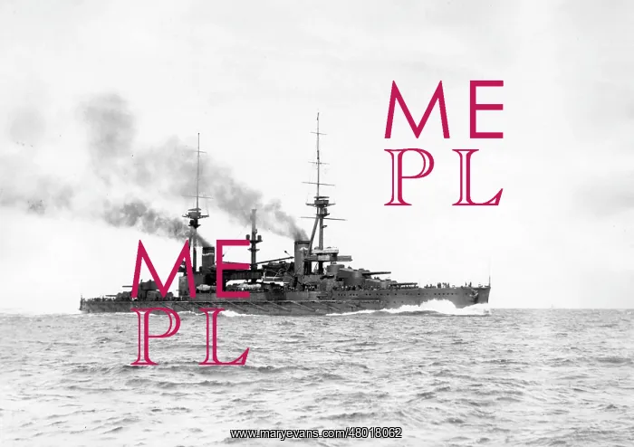 : HMS Agincourt, British battleship, WW1 : HMS Agincourt, British battleship, WW1