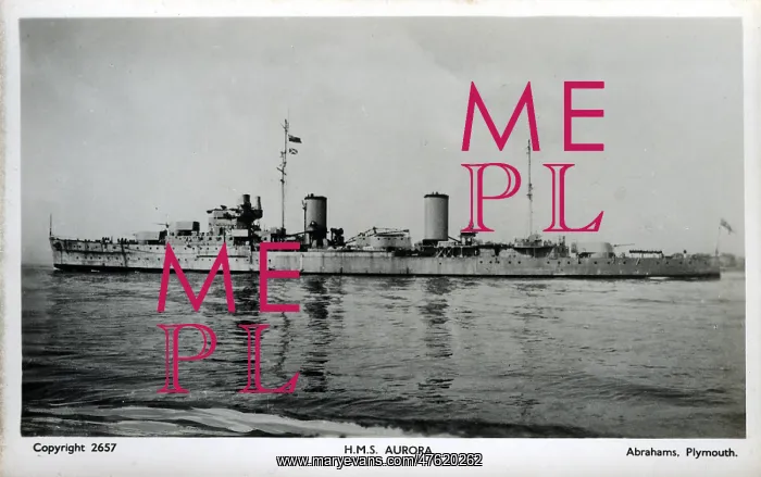  : HMS Aurora, British light cruiser