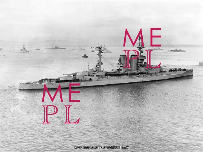 : HMS Barham, British battleship, Scapa Flow : HMS Barham, British battleship, Scapa Flow