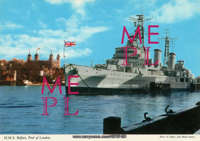 : H.M.S. Belfast, Pool of London : H.M.S. Belfast, Pool of London