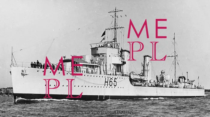 : HMS Boadicea A Royal Navy Beagle Class Destroyer : HMS Boadicea A Royal Navy Beagle Class Destroyer