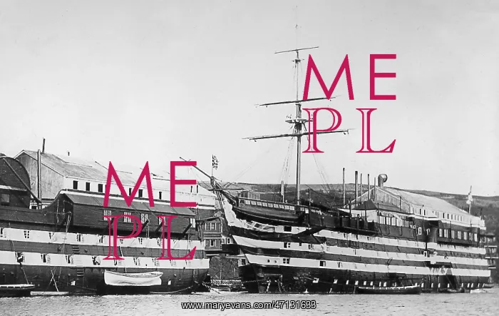 : HMS Britannia and HMS Hindostan Training Ship : HMS Britannia and HMS Hindostan Training Ship