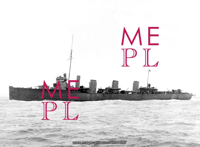 : HMS Broke, British destroyer, WW1 : HMS Broke, British destroyer, WW1