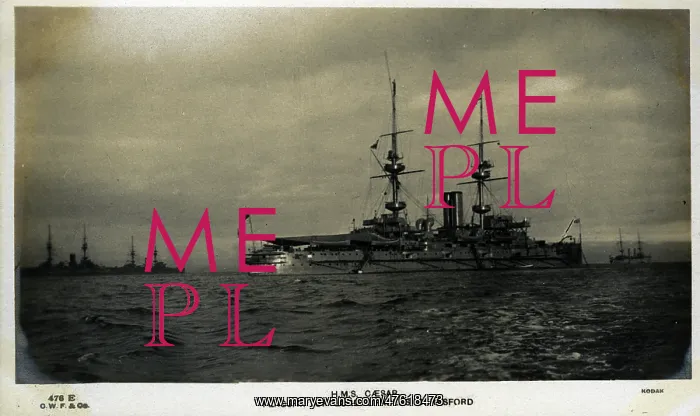 : HMS Caesar, British battleship : HMS Caesar, British battleship
