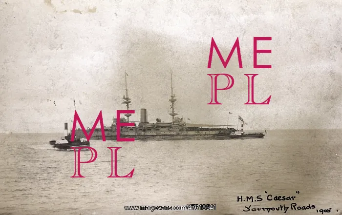 : HMS Caesar, British battleship : HMS Caesar, British battleship