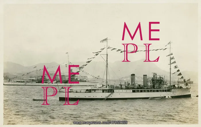 : HMS Carlisle (rear) and HMS Magnolia (front) : HMS Carlisle (rear) and HMS Magnolia (front)
