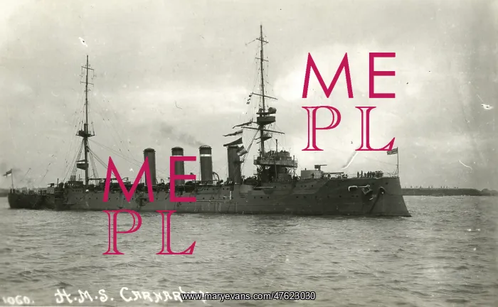  : HMS Carnarvon, British armoured cruiser