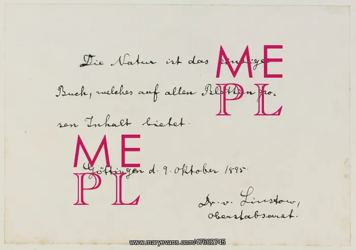  : Text. From HMS Challenger during the expedition of 1872 - 1876