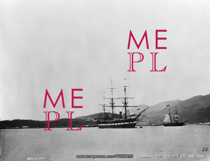 : H.M.S. Challenger, St. Thomas, West Indies 1873 : H.M.S. Challenger, St. Thomas, West Indies 1873