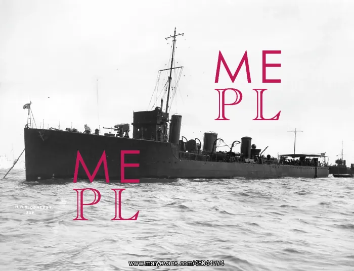 : HMS Contest, British destroyer, WW1 : HMS Contest, British destroyer, WW1