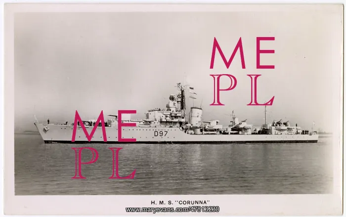  : HMS Corunna, British Battle Class destroyer D97