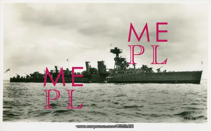 : HMS Curlew - Royal Navy C-class light cruiser : HMS Curlew - Royal Navy C-class light cruiser