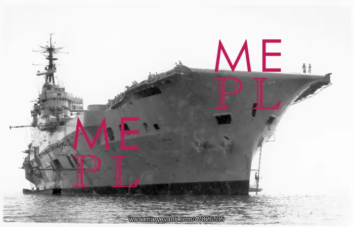  : HMS Eagle. Royal Navy - HMS Eagle, an Audacious-class aircraft carrier