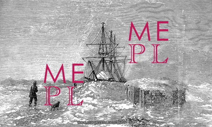 : HMS Enterprise in Camden Bay 1852 : HMS Enterprise in Camden Bay 1852