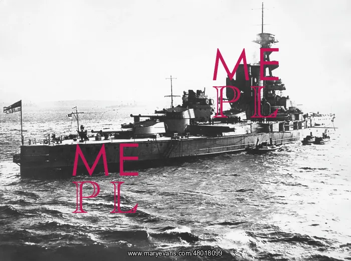 : HMS Erin, British battleship, WW1 : HMS Erin, British battleship, WW1