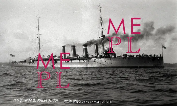  : HMS Falmouth, British light cruiser