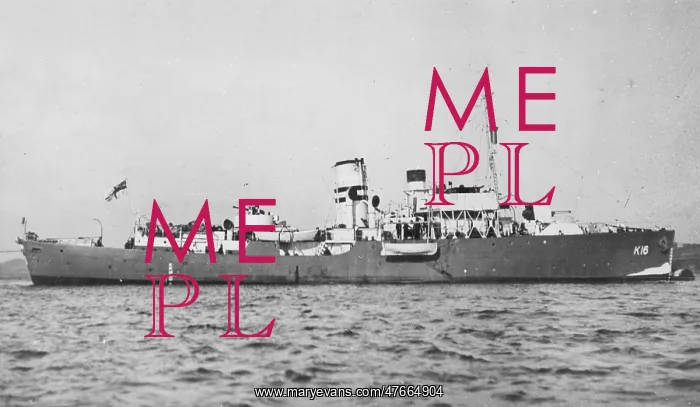 : HMS Geranium, British flower class corvette, WW2 : HMS Geranium, British flower class corvette, WW2