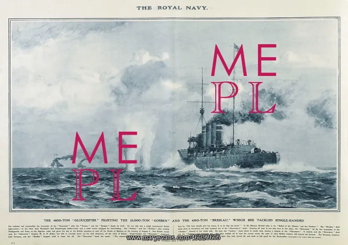 : HMS Gloucester in Great War Deeds, WW1 : HMS Gloucester in Great War Deeds, WW1