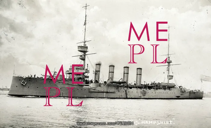 : HMS Hampshire, British protected cruiser : HMS Hampshire, British protected cruiser