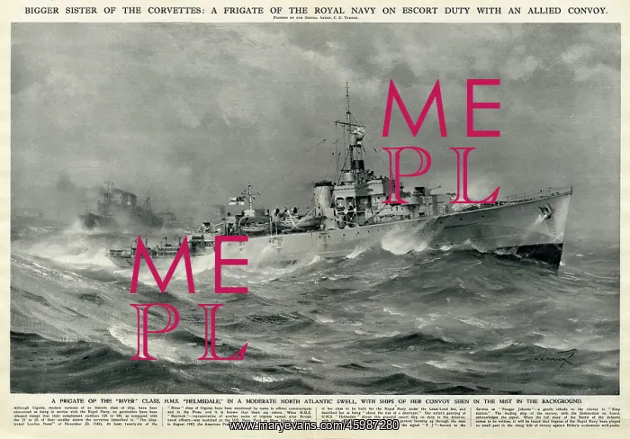 : HMS Helmsdale, North Atlantic, 1944 : HMS Helmsdale, North Atlantic, 1944
