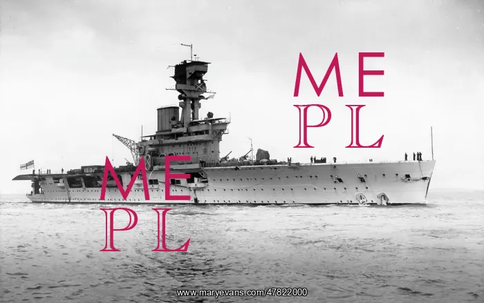 HMS Hermes 95, the World's First Aircraft Carrier from Mary Evans
