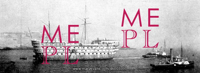 : HMS Hibernia at Malta, 1902 : HMS Hibernia at Malta, 1902