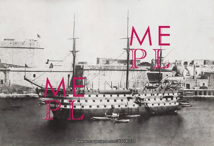 : HMS Hibernia at Malta : HMS Hibernia at Malta